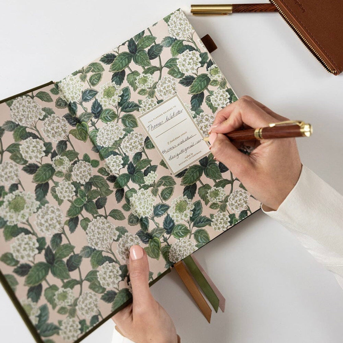Weekly Desktop Planner - Hunter Green 2026