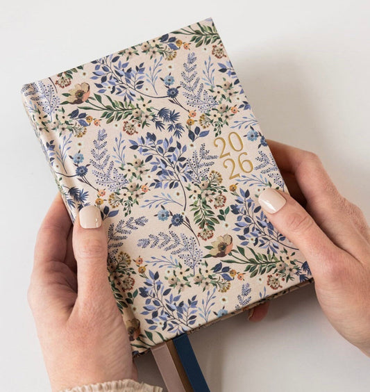 Day to a page Planner - Blue Buds 2026