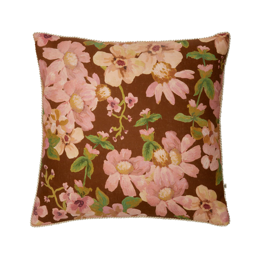 Bonnie & Neil Prairie Cushion | Cocoa