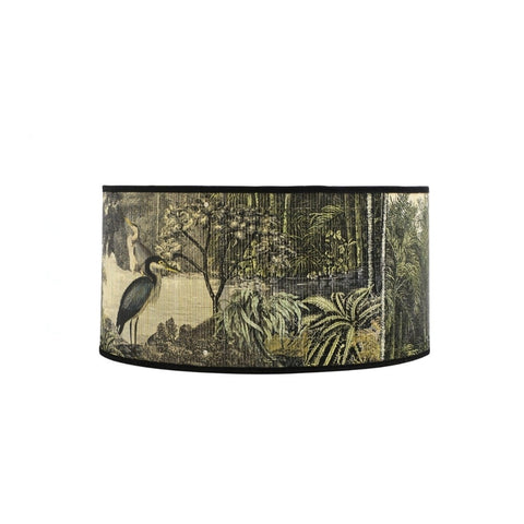 Muted Birds Bamboo Lightshade