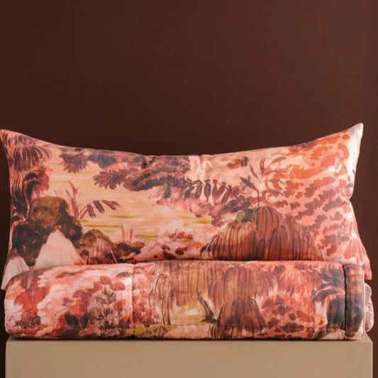 Floresta Bolster Cushion | Merlot