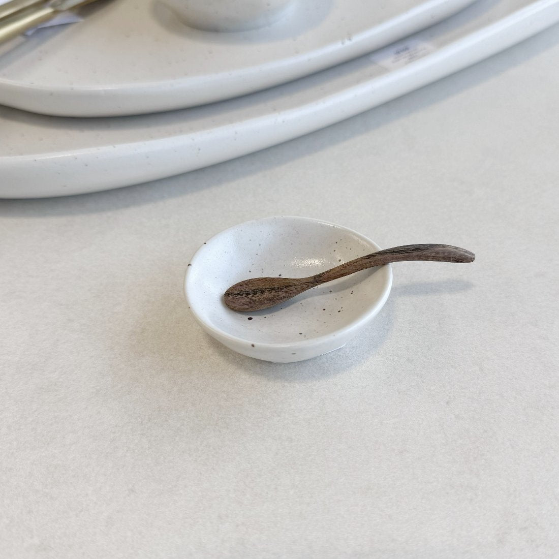 Small Wooden Salt Spoon