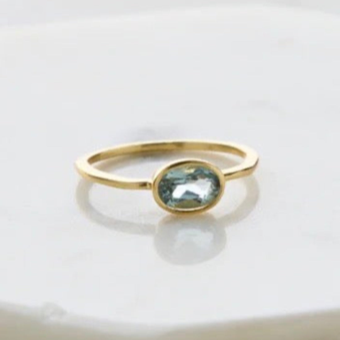 Elly Ring - Blue Topaz 7