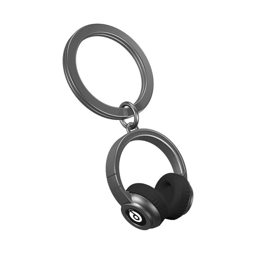 Keychain - Headphones Gunmetal