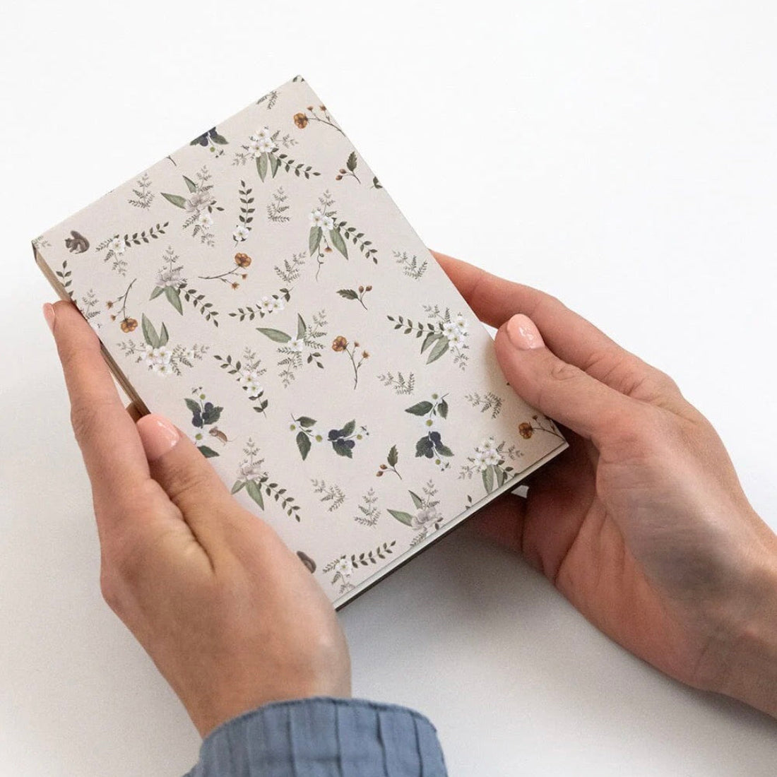 Mini Notepad Jotter - Button Fern