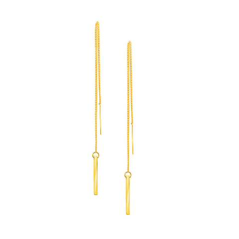 The Daily Thread Earrings - Gold