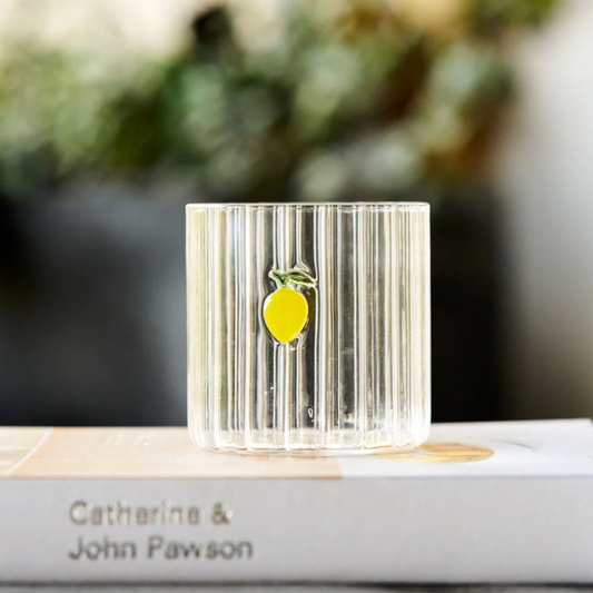 Haven Glass Tumbler | Lemon