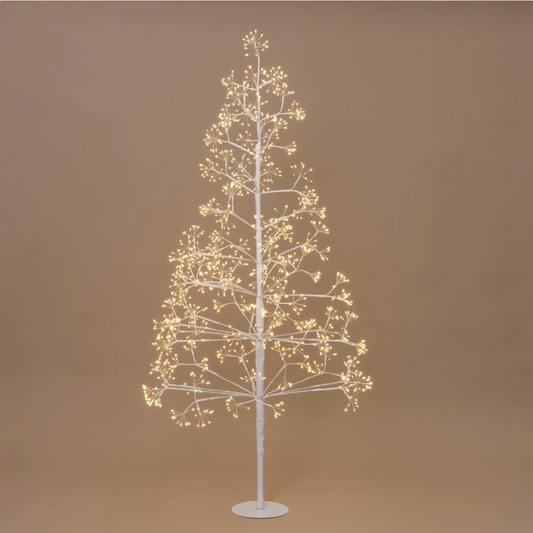 Frankfurt White Starburst LED Christmas Tree