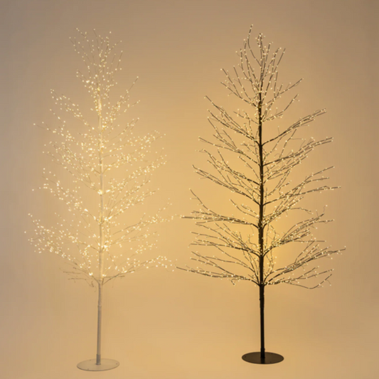 New 2025 Willow LED Christmas Tree | White