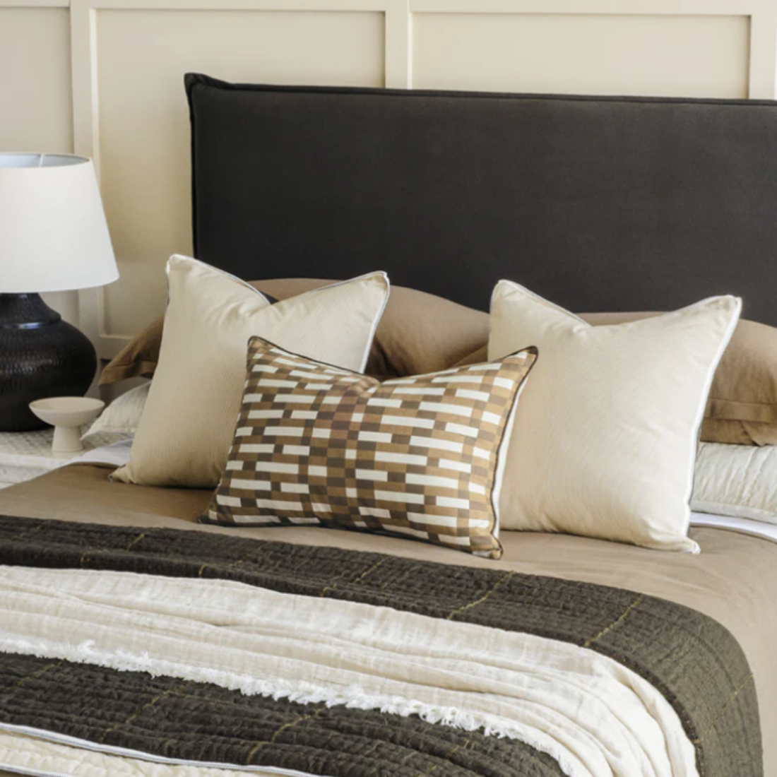 Mattone Cushion | Mocha