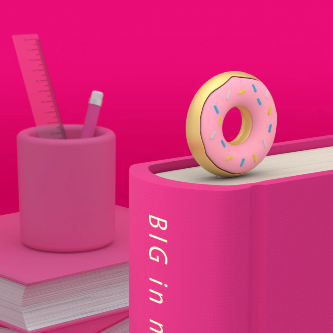 Donut Bookmark