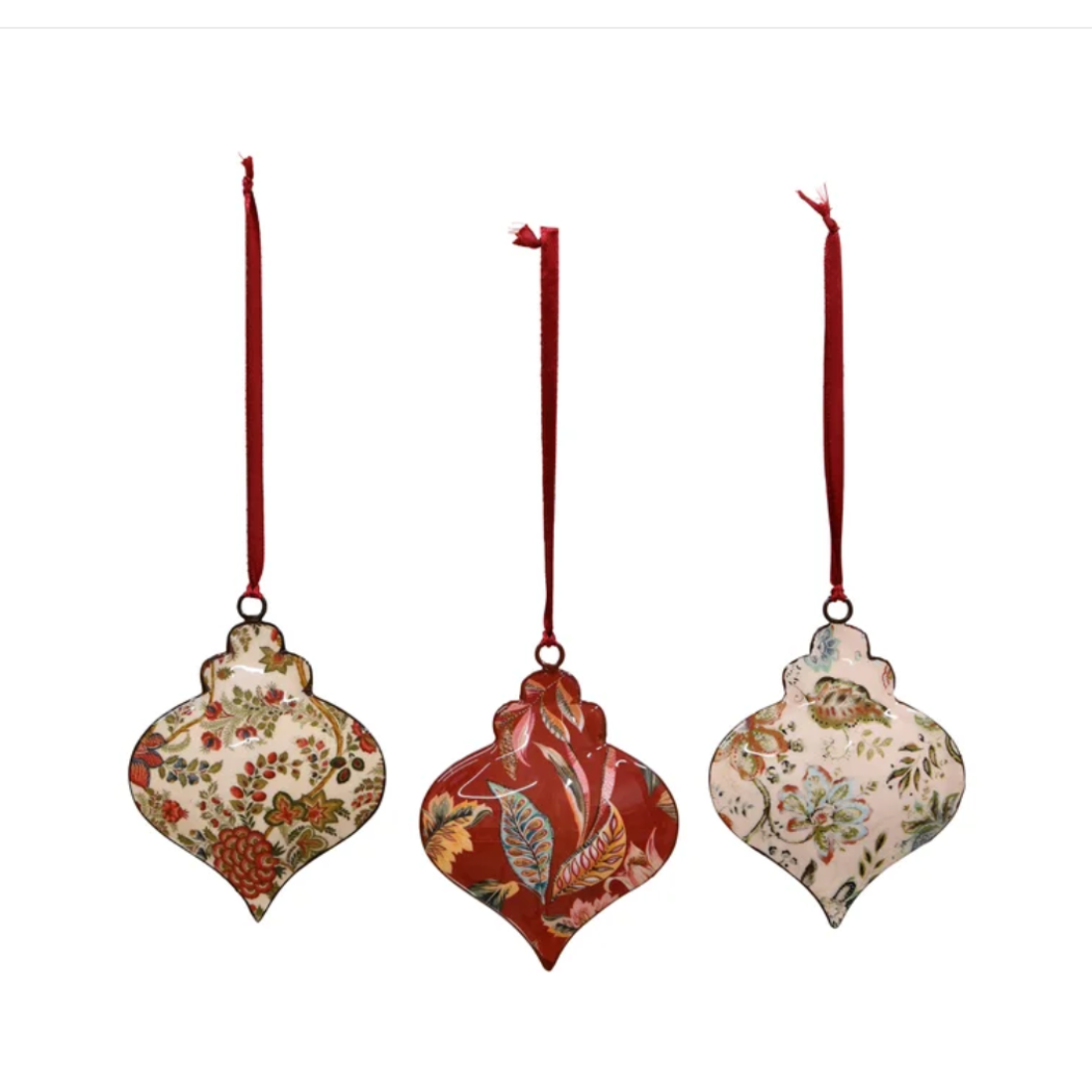Floral Hanging Drops | Shades of Red