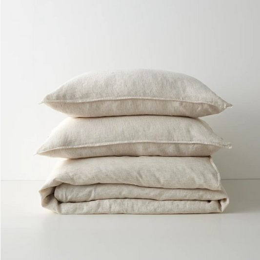 Sova Linen Quilt Cover | Savanna King size