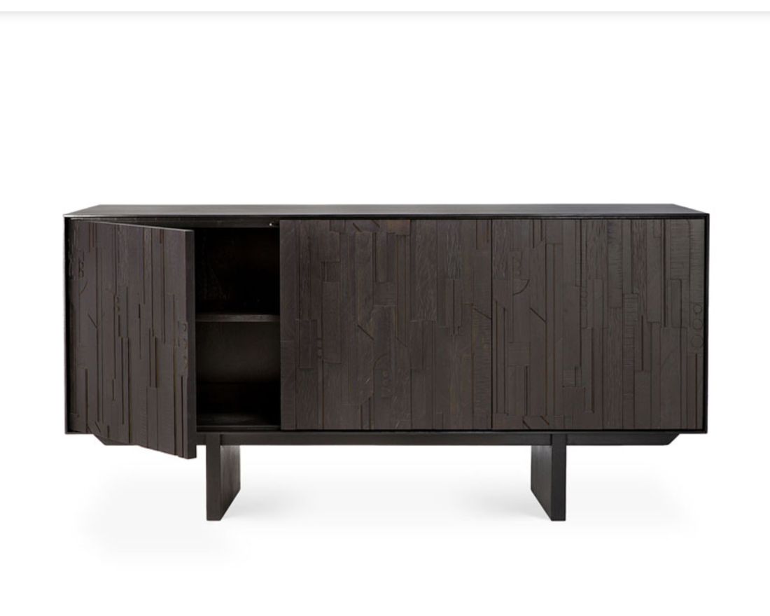 Ethnicraft Mosaic Teak Sideboard | 3 door -170