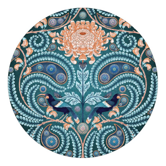 Huia & Chrysanthemum Circular Puzzle