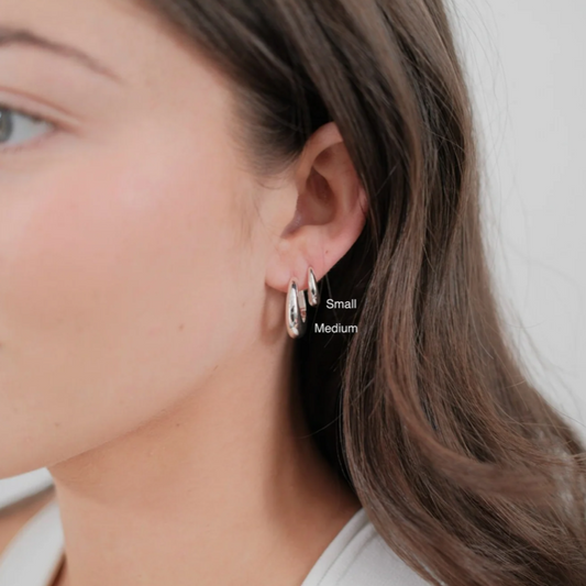 Cleo Earrings | Silver