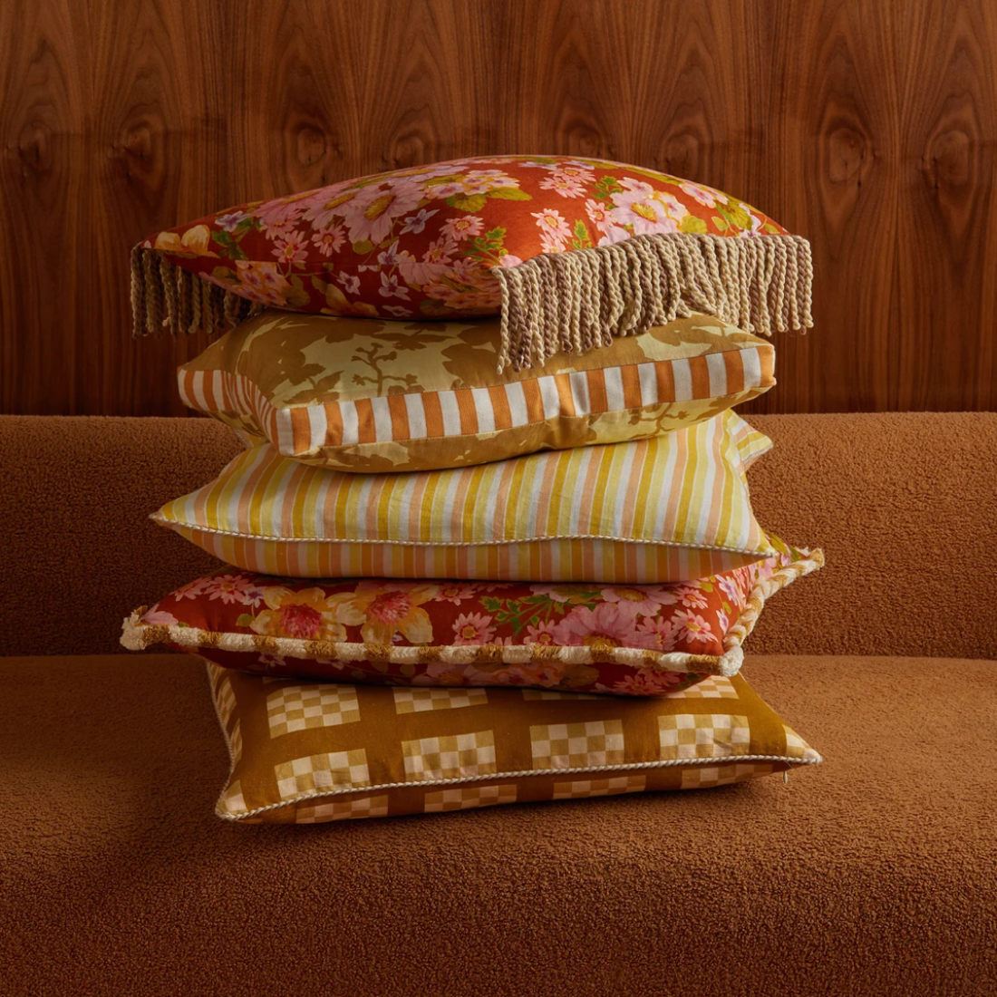 Bonnie & Neil Meadowlands Cushion | Wheat