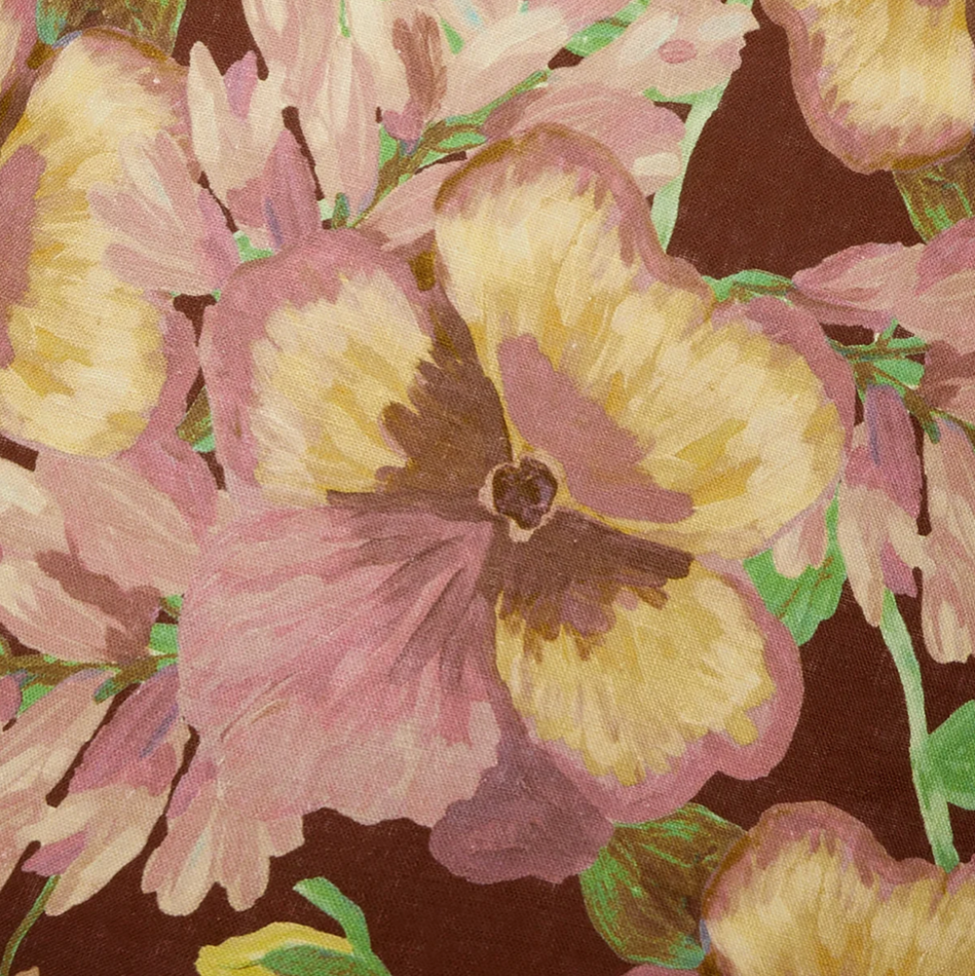 Bonnie & Neil Mountain Floral Cushion | Cocoa