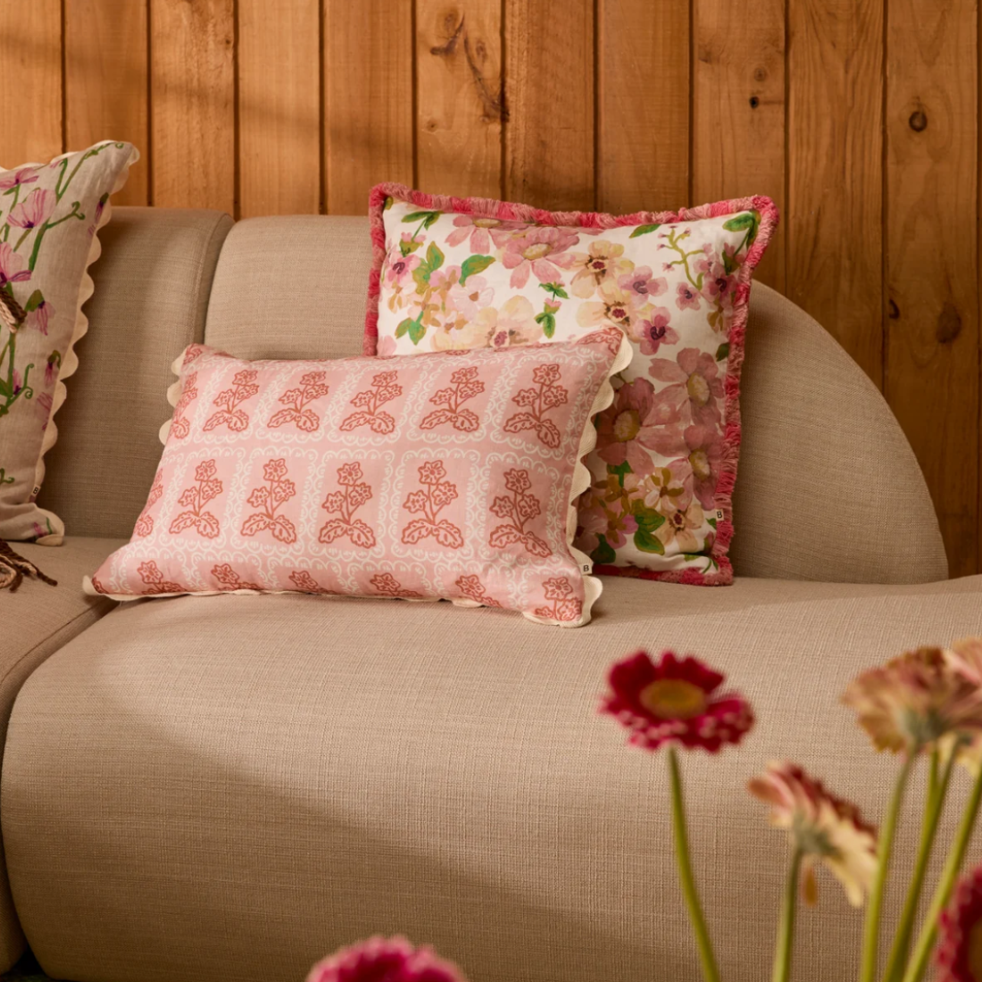 Bonnie & Neil Martine Cushion | Pink