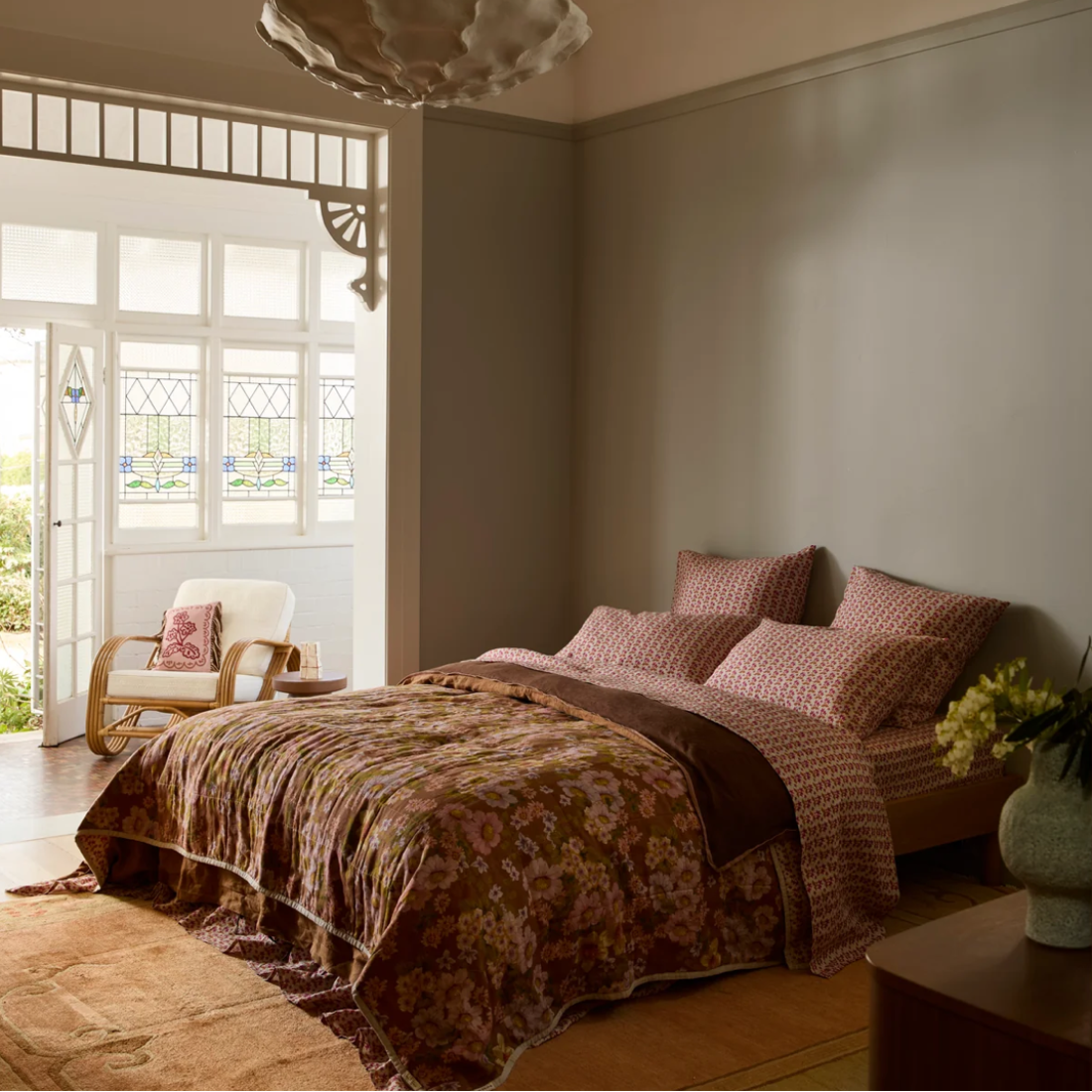 Bonnie & Neil Petit Madeline Pink Flat Sheet