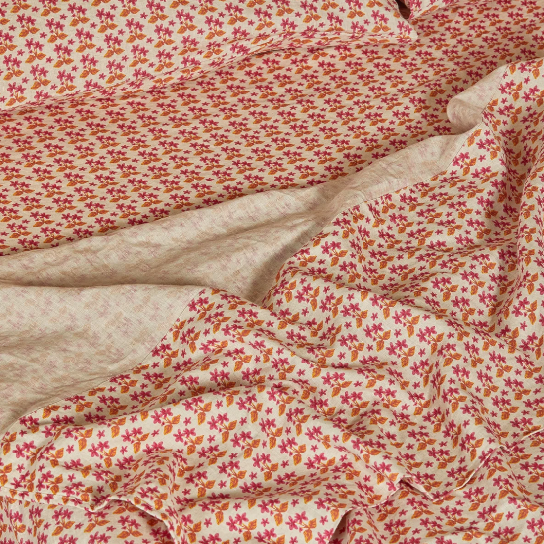 Bonnie & Neil Petit Madeline Pink Flat Sheet