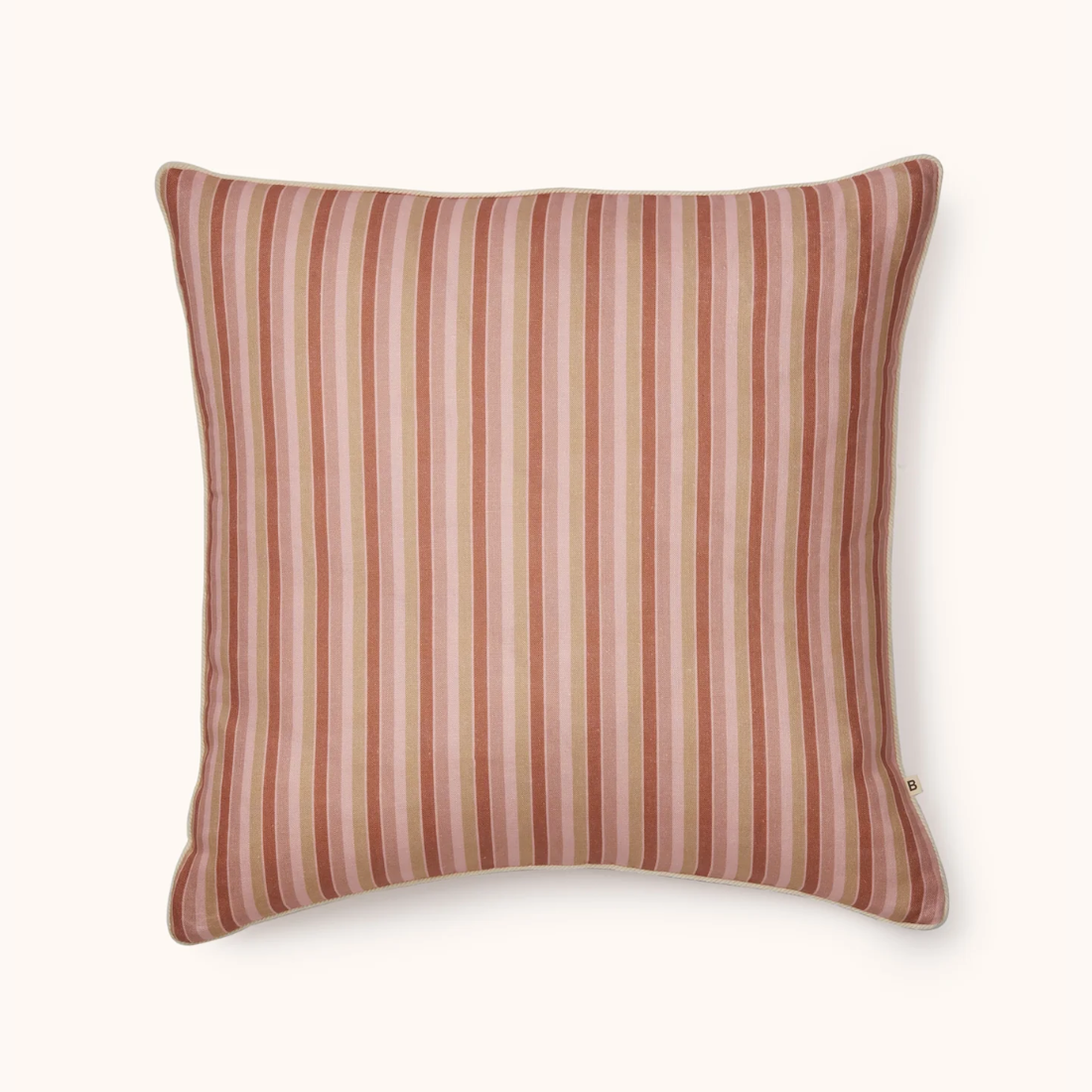 Bonnie & Neil Garden Stripe Cushion | Pink