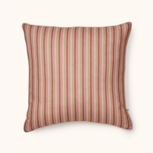 Bonnie & Neil Garden Stripe Cushion | Pink