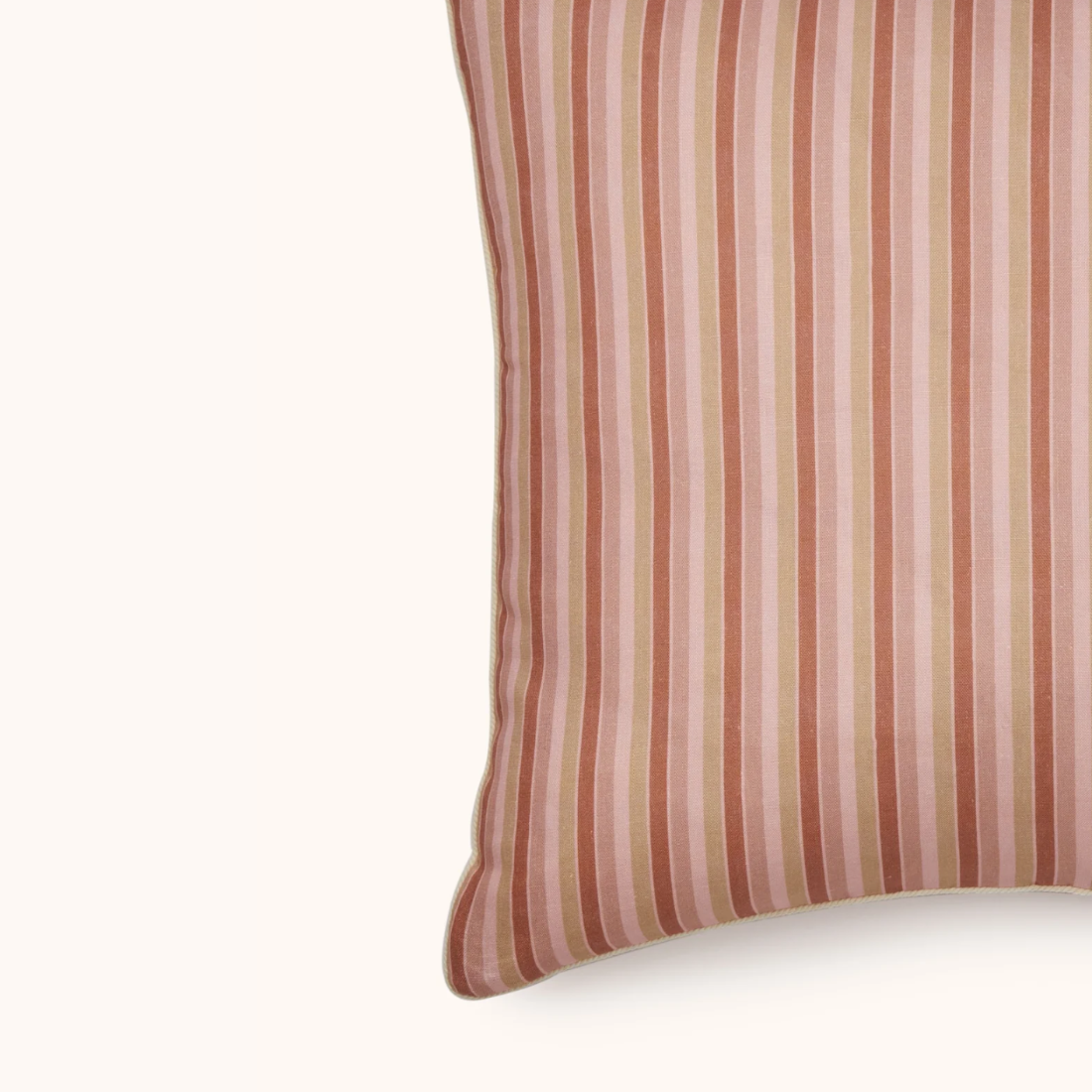 Bonnie & Neil Garden Stripe Cushion | Pink