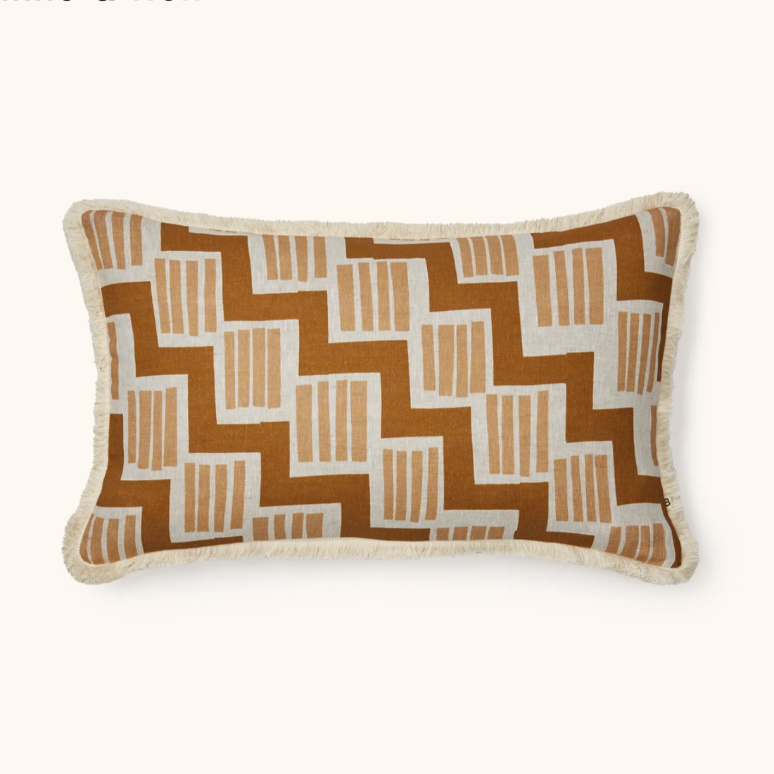 Bonnie & Neil Rosemary Cushion | Tan