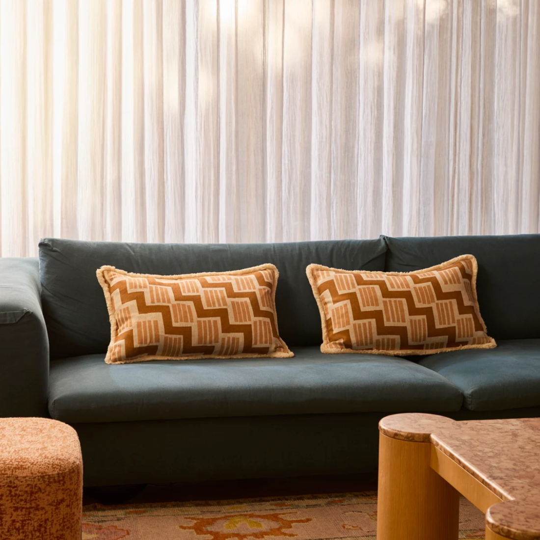 Bonnie & Neil Rosemary Cushion | Tan
