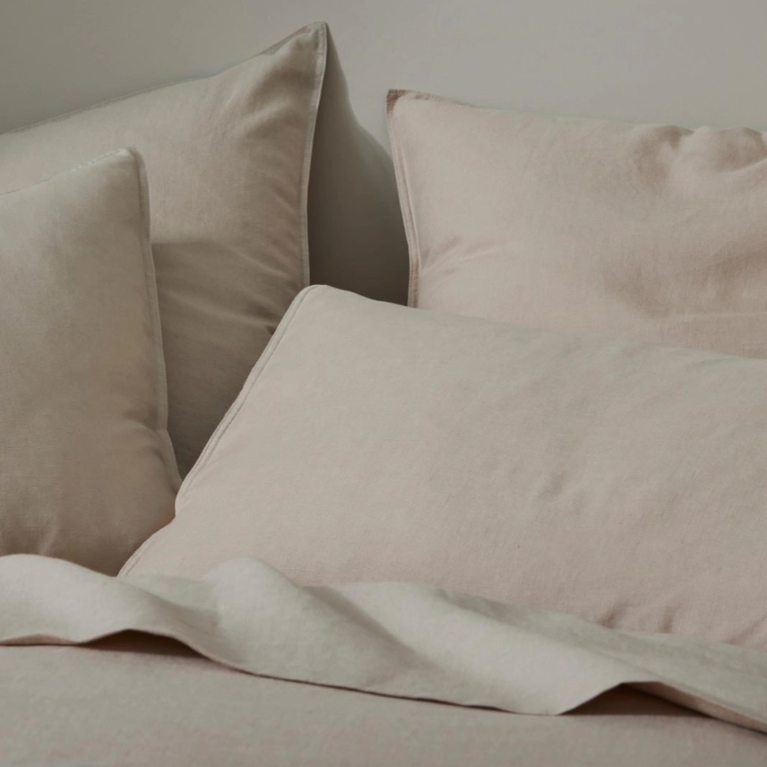 Ravello Linen Standard Pillowcases | Shell