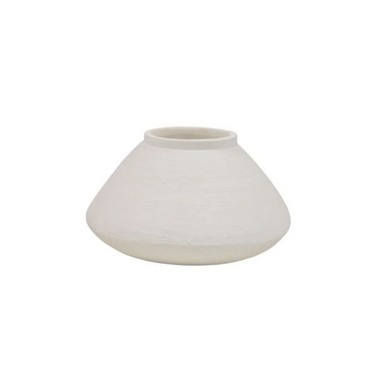 Albina White Vase