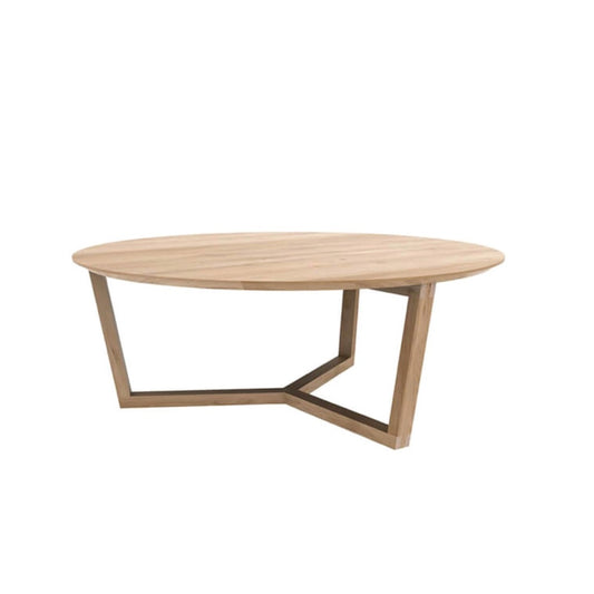 Oak Tripod Coffee Table - Natural