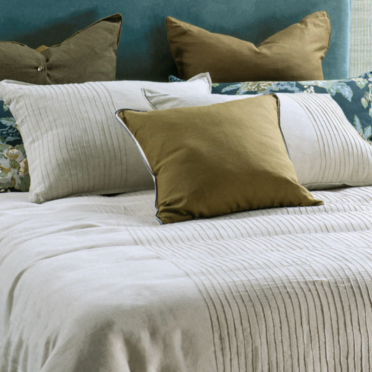 Kaiyu King Duvet Cover Set | Natural
