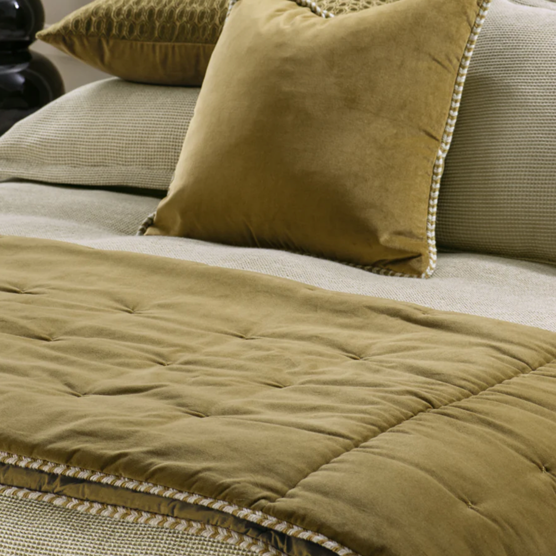 Treccia Comforter | Olive
