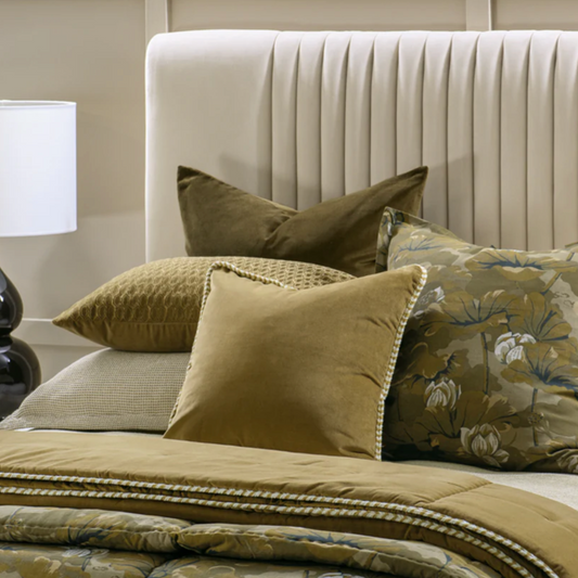 Mica Euro Pillowcase | Deep Moss