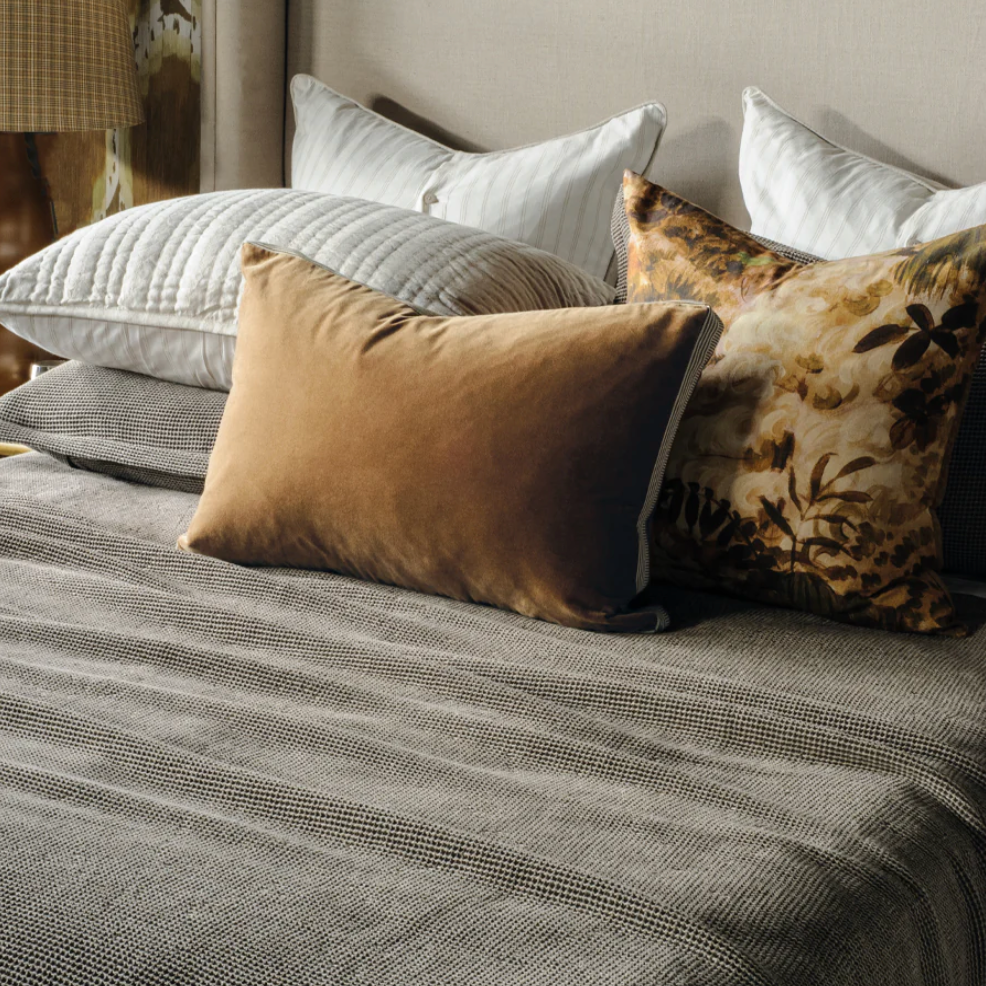 Sottobosco Queen Bedspread | Mocha