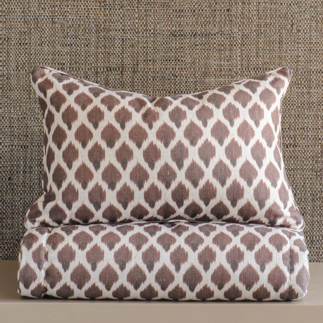 Kasumi Comforter | Rosewood / Cocoa
