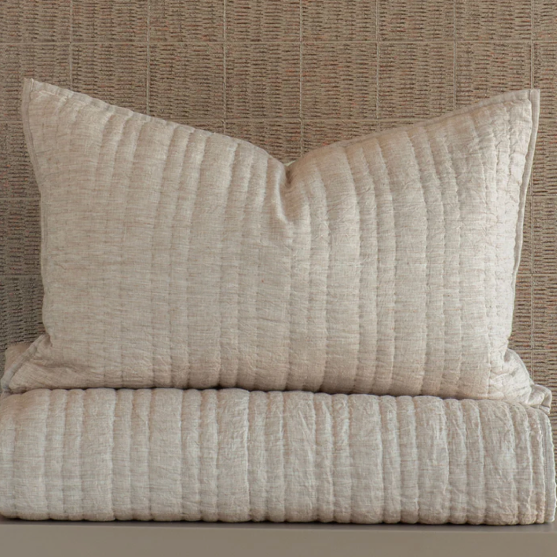 Ricamo Queen Bedspread | Driftwood