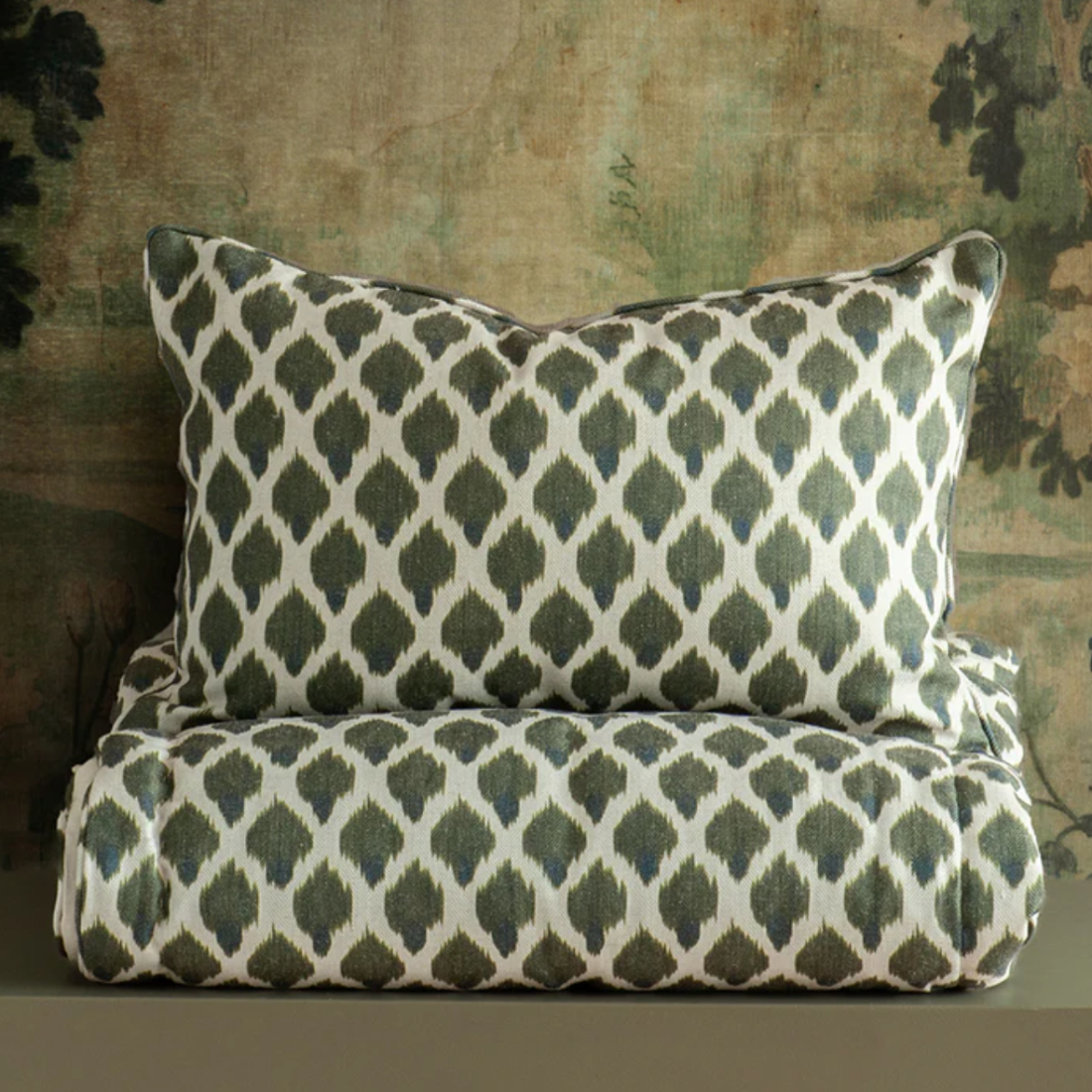 Kasumi Cushion | Verde/Teal