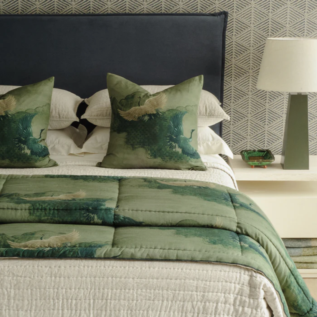 Tsuru Cushion | Spruce