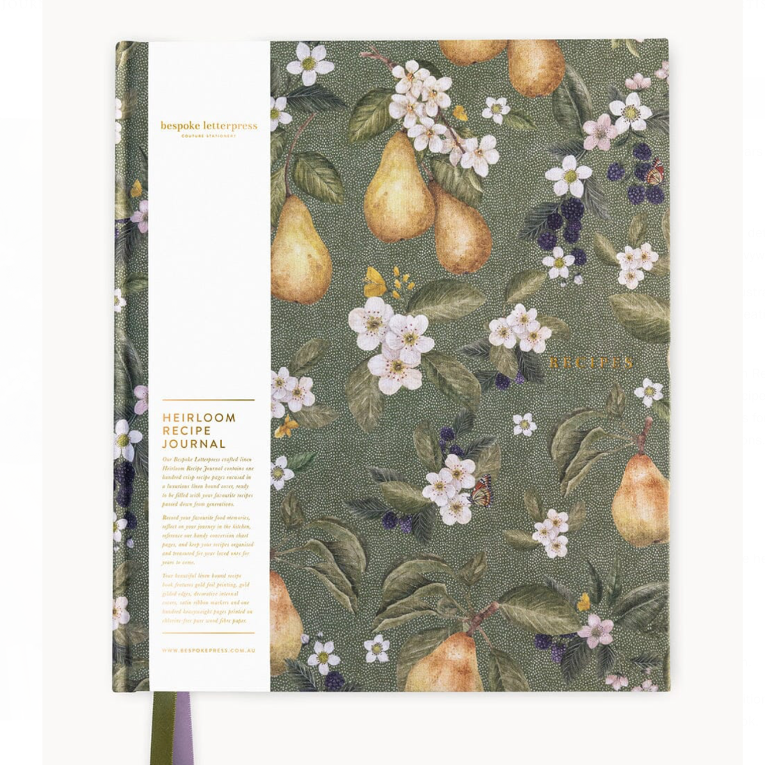 Heirloom Recipe Book | Pears