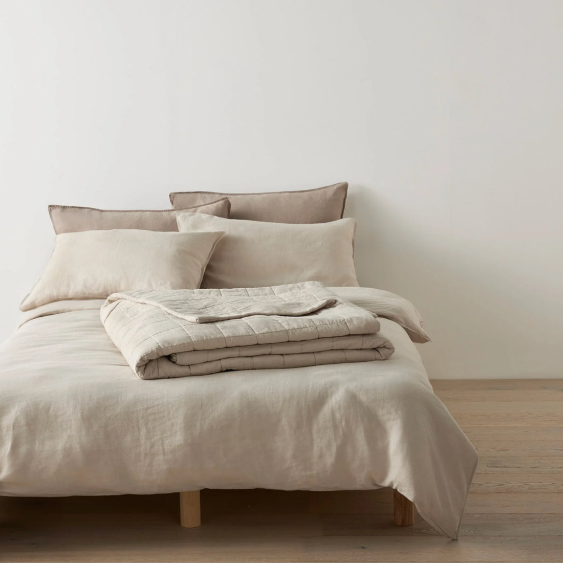 Ravello Coverlet | Bone