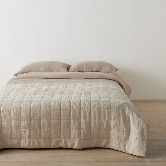 Ravello Coverlet | Bone