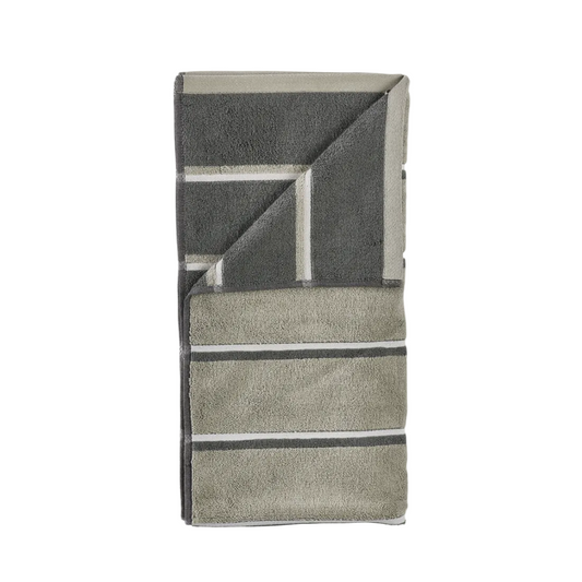 Sauna Towel | Eucalyptus/Olive Green/Soft Grey