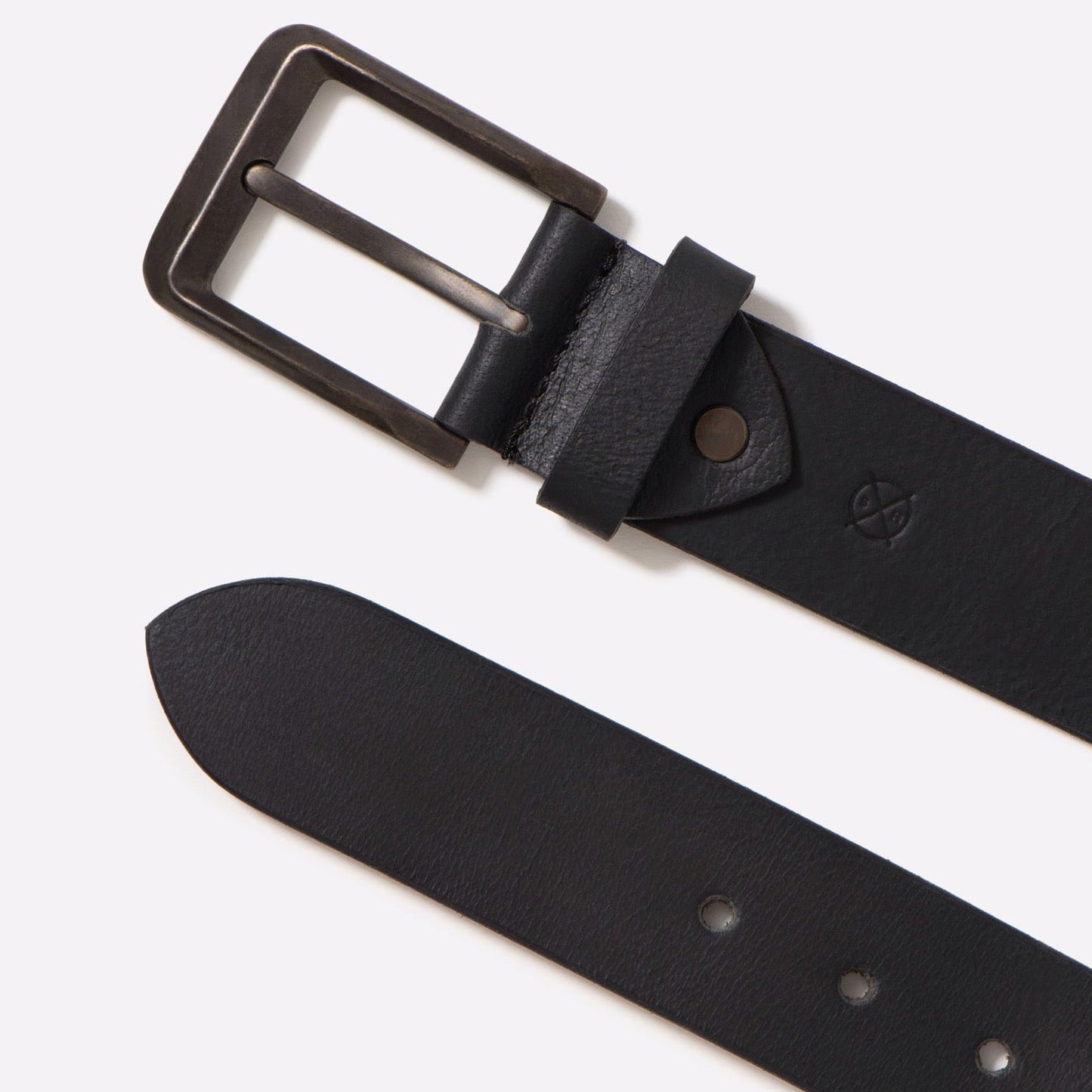 Stitch & Hide Unisex Brodie Belt Black - Large