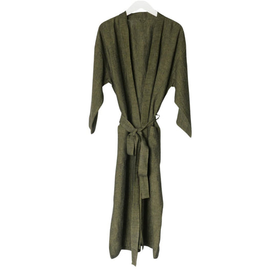 Bianca Lorenne Ruscello Housecoat - Deep Moss (S/M)