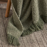 Weave Clive Wool Throw - Spruce