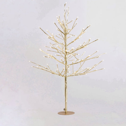 Champagne Twig LED Christmas Tree 120cm