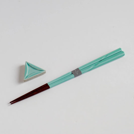 Chopstick & Rest Set | Lino Green